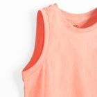 Cool Club, T-shirt chłopięcy bez rękawów, pomarańczowy