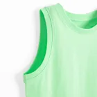 Cool Club, T-shirt chłopięcy bez rękawów, zielony