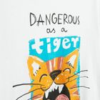 Cool Club, T-shirt chłopięcy, biały