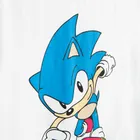 Cool Club, T-shirt chłopięcy, biały, Sonic the Hedgehog
