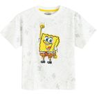 Cool Club, T-shirt chłopięcy, biały, SpongeBob