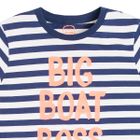Cool Club, T-shirt chłopięcy, Big Boat Boss, paski