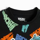 Cool Club, T-shirt chłopięcy, czarny, Back to the Future