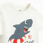 Cool Club, T-shirt chłopięcy, ecru