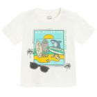 Cool Club, T-shirt chłopięcy, ecru