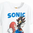 Cool Club, T-shirt chłopięcy, ecru, Sonic the Hedgehog