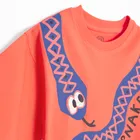 Cool Club, T-shirt chłopięcy, koralowy