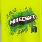 Cool Club, T-shirt chłopięcy, limonkowy, Minecraft
