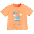 Cool Club, T-shirt chłopięcy, pomarańczowy