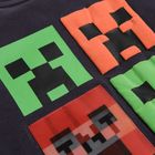 Cool Club, T-shirt chłopięcy, szary, Minecraft