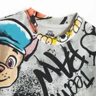 Cool Club, T-shirt chłopięcy, szary, Psi Patrol