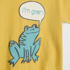 Cool Club, T-shirt chłopięcy, żółty, żaba