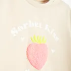 Cool Club, T-shirt dziewczęcy, beżowy