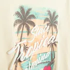 Cool Club, T-shirt dziewczęcy, beżowy