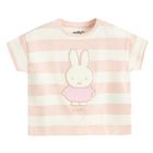 Cool Club, T-shirt dziewczęcy, biało-różowy, Miffy