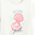 Cool Club, T-shirt dziewczęcy, biały