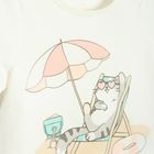 Cool Club, T-shirt dziewczęcy, biały