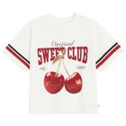 Cool Club, T-shirt dziewczęcy, biały