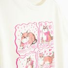 Cool Club, T-shirt dziewczęcy, biały