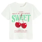 Cool Club, T-shirt dziewczęcy, biały