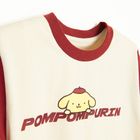 Cool Club, T-shirt dziewczęcy, crop top, beżowy, Hello Kitty and Friends