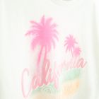 Cool Club, T-shirt dziewczęcy, crop top, biały