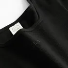 Cool Club, T-shirt dziewczęcy, crop top, czarny