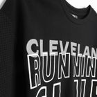 Cool Club, T-shirt dziewczęcy, crop top, czarny