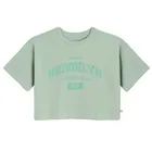 Cool Club, T-shirt dziewczęcy, crop top, mix, zestaw, 5 szt.