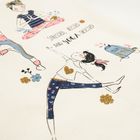 Cool Club, T-shirt dziewczęcy, ecru, Yoga