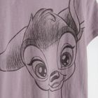 Cool Club, T-shirt dziewczęcy, fioletowy, Bambi