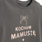 Cool Club, T-shirt dziewczęcy, grafitowy