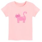 Cool Club, T-shirt dziewczęcy, koralowy