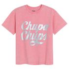 Cool Club, T-shirt dziewczęcy, koralowy, Chupa Chups
