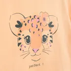Cool Club, T-shirt dziewczęcy, pomarańczowy