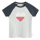Cool Club, T-shirt dziewczęcy, prążkowany, mix
