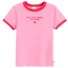 Cool Club, T-shirt dziewczęcy, różowy