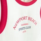 Cool Club, Top dziewczęcy, crop, prążkowany, biały