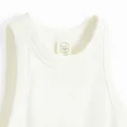 Cool Club, Top dziewczęcy, prążkowany, biały