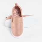 Cool Club, Trampki slip on dziewczęce, różowe, brokatowe