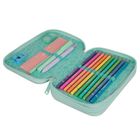 CoolPack, Jumper 2, piórnik rozkładany, podwójny, z wyposażeniem, Pastel Powder Mint