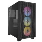 Corsair, obudowa komputerowa, 3000D Airflow RGB TG Mid-Tower, czarna