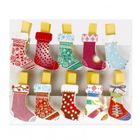 Craft With Fun, Boże Narodzenie, Skarpetki, klamerki, ozdoba dekoracyjna