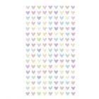 Craft With Fun, naklejki, Serca, pastelowe