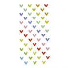 Craft With Fun, naklejki, Serca, tęczowe