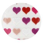 Craft With Fun, ozdoba dekoracyjna, filcowa, samoprzylepne, serca