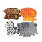 Craft With Fun, ozdoba samoprzylepna, safari, 24 szt.