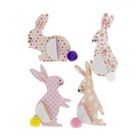 Craft With Fun, ozdobne naklejki, harmonijka, królik