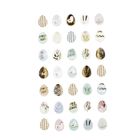 Craft With Fun, ozdobne naklejki, metaliczne, pisanki