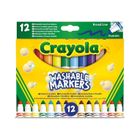 Crayola, flamastry stożkowe, zmywalne 12 szt.